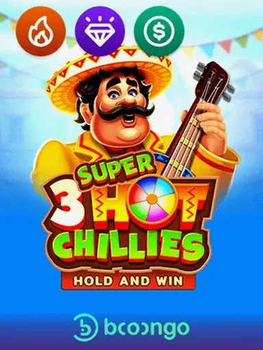 3 Super Hot Chillies slot by 3Oaks — Crown Zoome